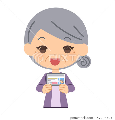 高級女士執照微笑 高級女士執照微笑 57298593