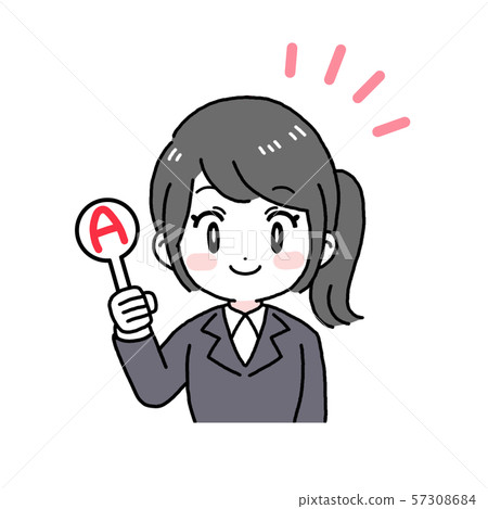 選擇A（西裝）商務女性選擇的女性 57308684