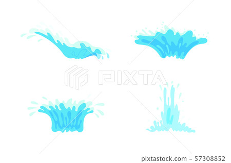 vector sea wave splash element vector sea wave splash element 57308852