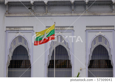 Myanmar national flag Myanmar national flag 57309041