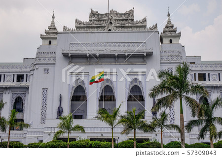 City Hall of Yangon, Myanmar 57309043