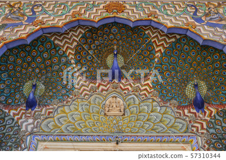 Inside of City Palace in Jaipur, India Inside of City Palace in Jaipur, India 57310344