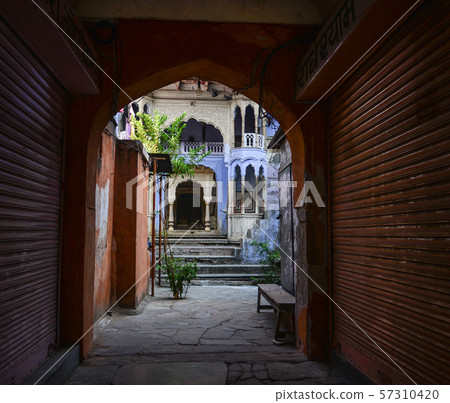 Old buildings in Jaipur, India Old buildings in Jaipur, India 57310420