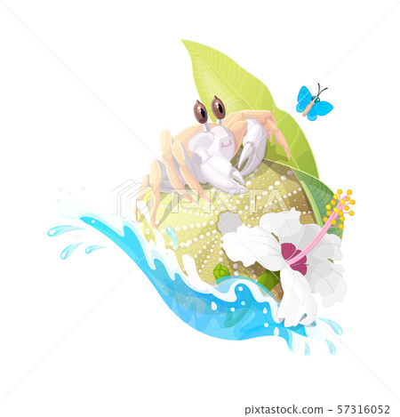 vector tropical pattern clip art 57316052