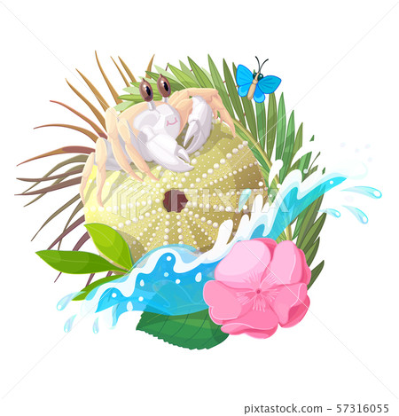 vector tropical pattern clip art vector tropical pattern clip art 57316055