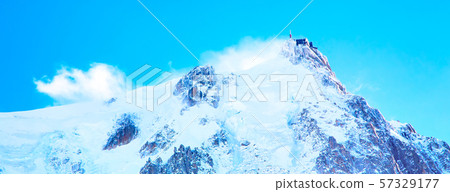The mountain top station of the Aiguille du Midi in Chamonix 57329177