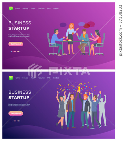 Business Startup People on Meeting Discussion Business Startup People on Meeting Discussion 57338233