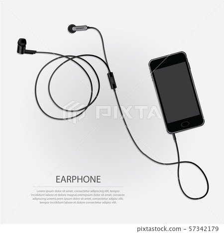 Music Earphones with Telephone vector illustration Music Earphones with Telephone vector illustration 57342179