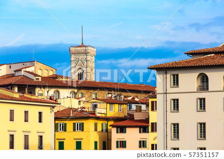 Florence, Italy with Duomo dome 57351157