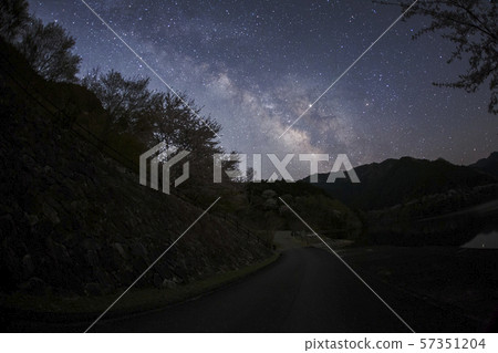 milky way rising in japan milky way rising in japan 57351204