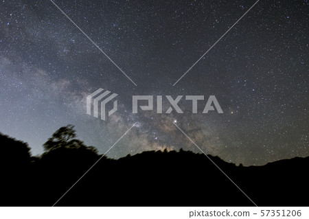 milky way rising in japan milky way rising in japan 57351206