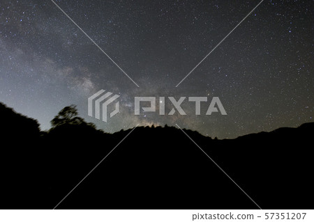 milky way rising in japan 57351207
