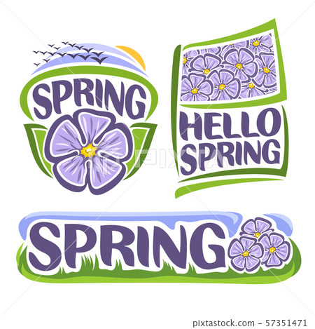Vector logo for Spring - Stock Illustration [57351471] - PIXTA