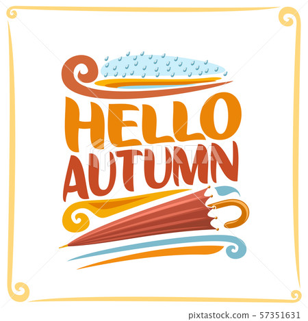Vector poster for Autumn Vector poster for Autumn 57351631