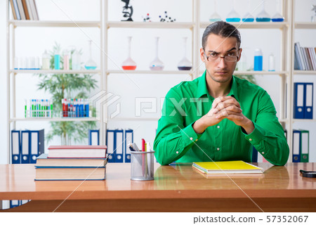 Chemistry student studying for exams Chemistry student studying for exams 57352067
