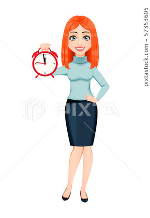 Young beautiful redhead business woman Young beautiful redhead business woman 57353605