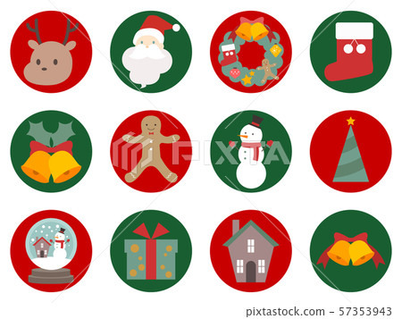 Cute Christmas Illustration Set 57353943