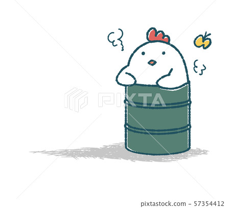 Loose chicken is addicted to drum can bath Loose chicken is addicted to drum can bath 57354412
