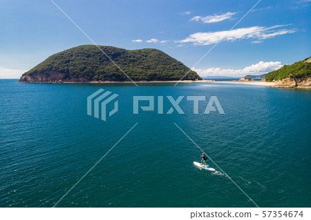 Aerial shot of Shonai Peninsula Aerial shot of Shonai Peninsula 57354674