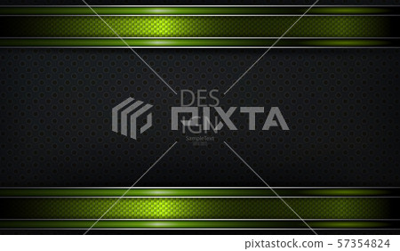 Abstract textural dark background with green frames 57354824