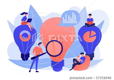 Business solution concept vector illustration. Business solution concept vector illustration. 57358046