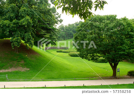Olympic park in Seoul in summer, South Korea Olympic park in Seoul in summer, South Korea 57358258