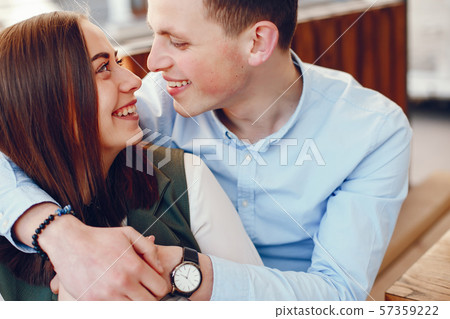 cute couple in a city cute couple in a city 57359222