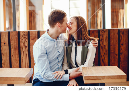 cute couple in a city cute couple in a city 57359279