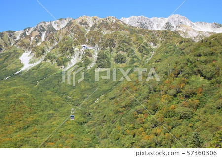 初秋的立山索道 初秋的立山索道 57360306