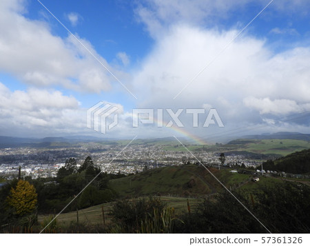 Rotorua landscape from the top of Nonggotha mountain Rotorua landscape from the top of Nonggotha mountain 57361326