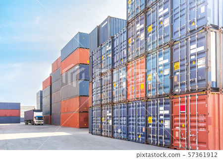 container cargo freight ship for import and export 57361912