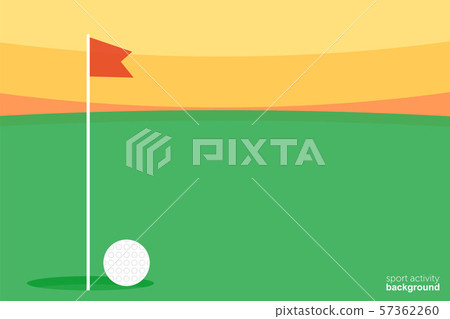 Golf tournament poster graphic design 57362260