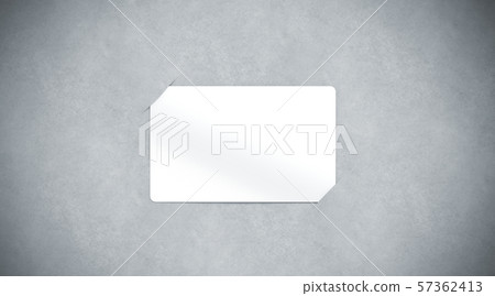Blank white paper card holder mock up top view Blank white paper card holder mock up top view 57362413