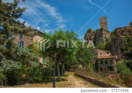 Houses facing the garden and cliff in Chateaudouble Houses facing the garden and cliff in Chateaudouble 57373046