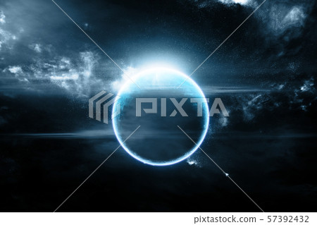 Abstract outer earth space nebula fantasy 57392432