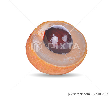 Fresh longan isolated on white background 57403584