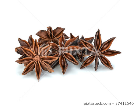 star anise spice isolated on white background 57411540