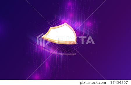 Electronic security business isometric concept Electronic security business isometric concept 57434807