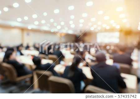 Blur of business Conference and Presentation in conference hall. Blur of business Conference and Presentation in conference hall. 57435742