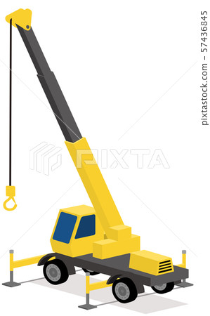 Crane car - Stock Illustration [57436845] - PIXTA