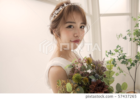 Wedding arrangement female japanese 57437265