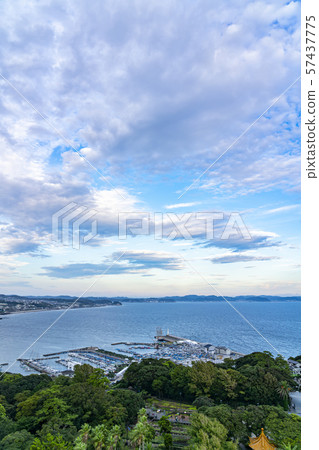 [神奈川縣]江之島的城市景觀 57437775
