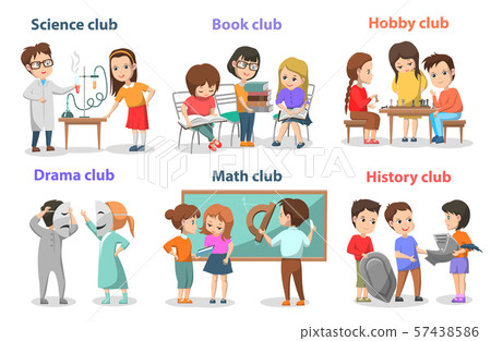 School Club, Pupils or Classmates, Educate Vector 57438586
