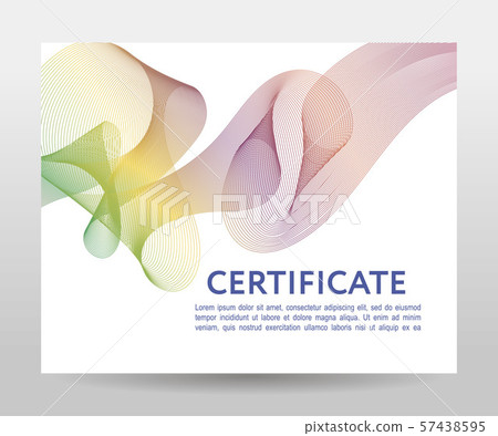 Certificate. Template diplomas, currency. Vector gradient frame Certificate. Template diplomas, currency. Vector gradient frame 57438595