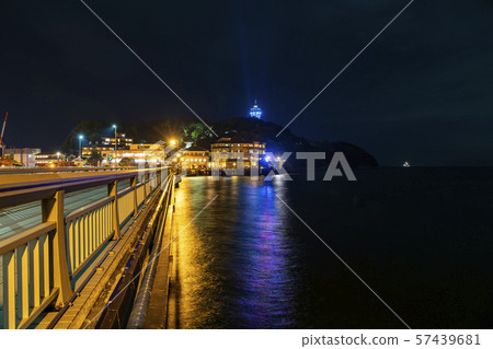 [Kanagawa] Night view of Enoshima 57439681