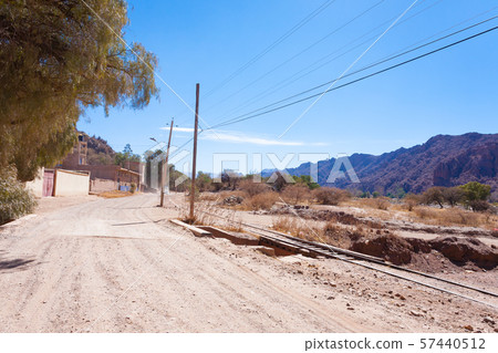 Dirt road view from Palmira,Bolivia Dirt road view from Palmira,Bolivia 57440512
