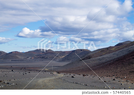 Desolate landscape from Kverfjoll area, Iceland Desolate landscape from Kverfjoll area, Iceland 57440565