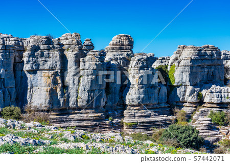El Torcal de Antequera, Andalusia, Spain, near Antequera, province Malaga. El Torcal de Antequera, Andalusia, Spain, near Antequera, province Malaga. 57442071