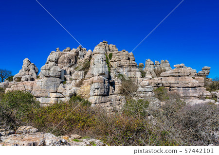 El Torcal de Antequera, Andalusia, Spain, near Antequera, province Malaga. 57442101