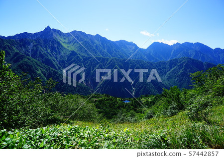 North Alps Koike Shindo, Yakugaidake direction from the Kasumigatake 57442857